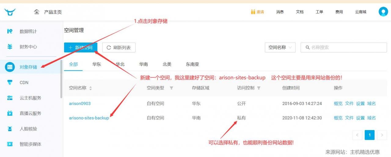 图片[3]-【网站安全】宝塔面板备份网站数据到七牛云存储空间教程-猎富团