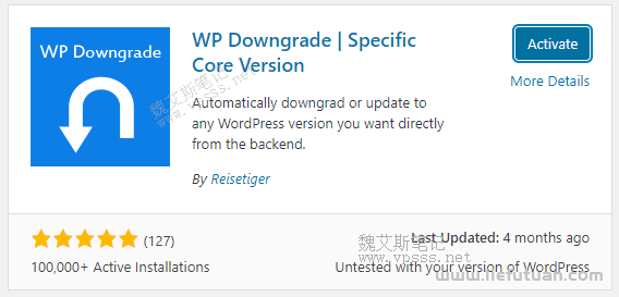 WordPress降级图文教程（WP Downgrade插件降级方法）-猎富团