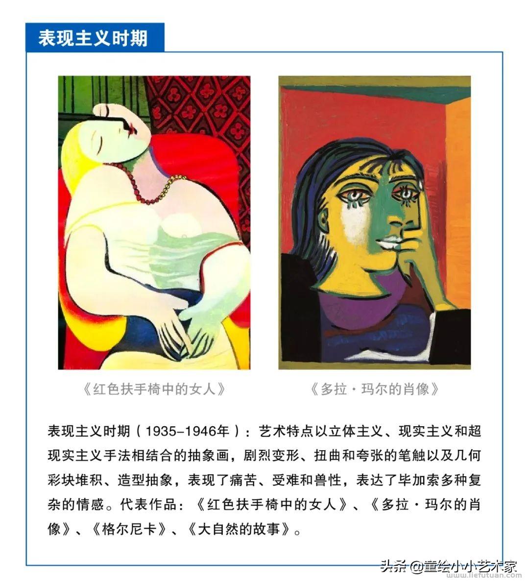 毕加索是什么画派，让你了解毕加索不同时期的绘画风格