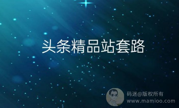 头条精品网站项目，小白一年起10个流量过万的网站【价值不到9000元】-猎富团