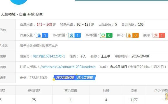 无极领域，新颖的网赚思维博客站（可能颠覆你的三观）